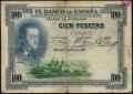 Billete Banco de España - Madrid 0100 pesetas 1925 BC Sin Serie