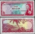 Billete Estados Caribe Este 01 Dolar 1965 EBC F-4