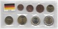 Serie monedas euro. Alemania 2002 - Ceca Mixta